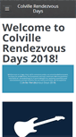 Mobile Screenshot of colvillerendezvous.org